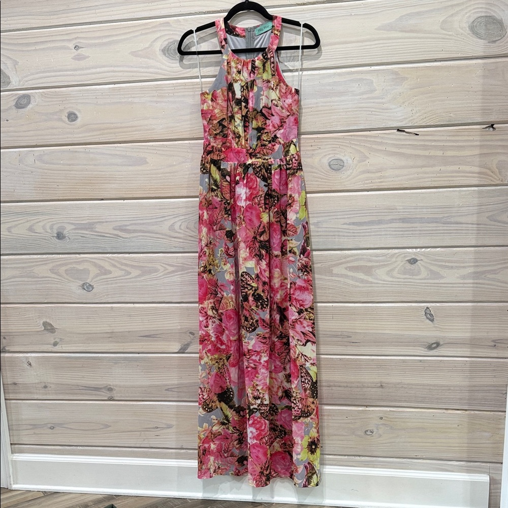 Filly Flair Vibrant Floral Maxi Dress